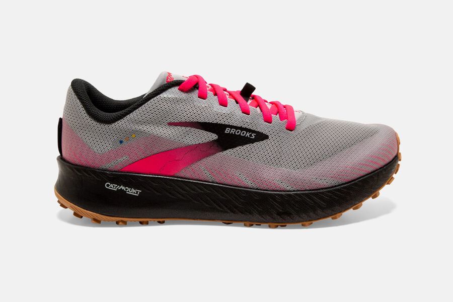 Brooks Catamount Trail Loopschoenen Dames - Donkerblauw/Roze - 694815PTX